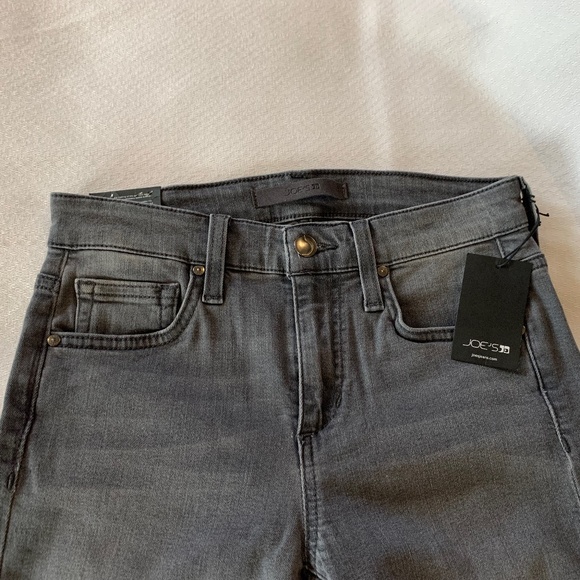 Joe's Skinny Ankle Flawless Jeans, Size 25, Charcoal Grey - Picture 9 of 11